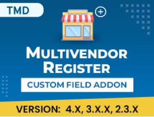 OpenCart Multivendor Register Custom filed Addon
